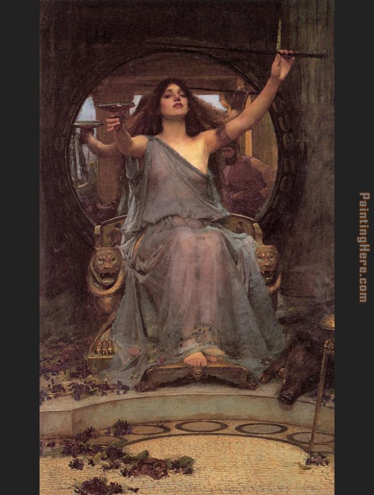 John William Waterhouse Circe offering the Cup to Ulysses